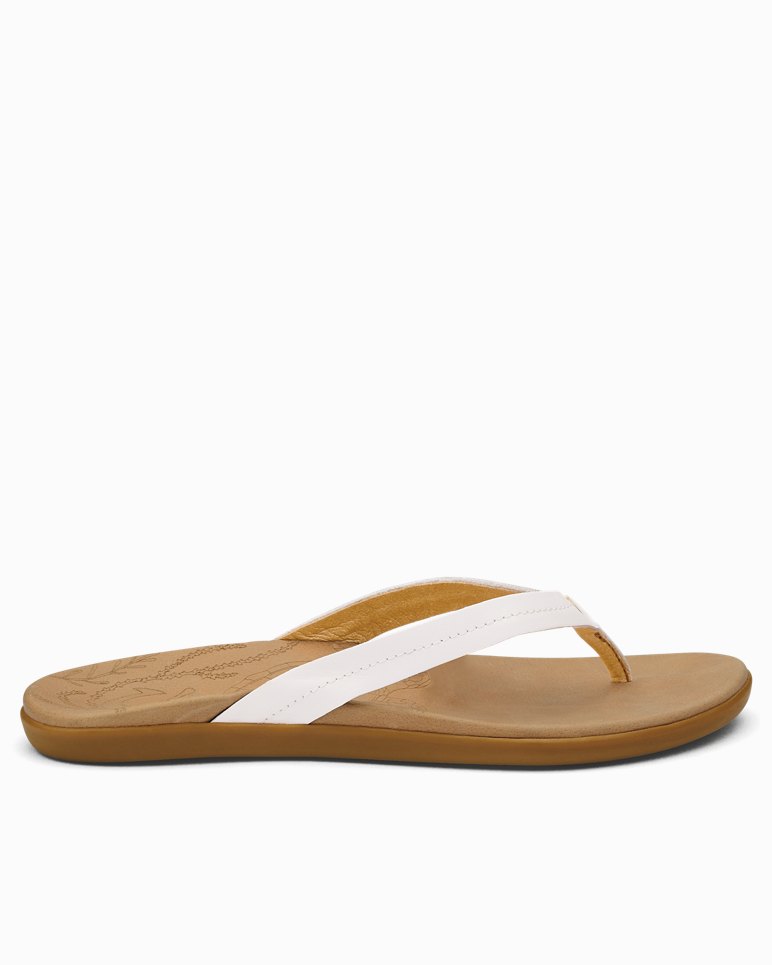 Women's OluKai Honu Sandals - Bright White