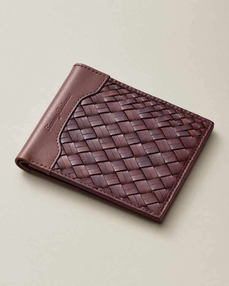 WOVEN SLIMFOLD WALLET