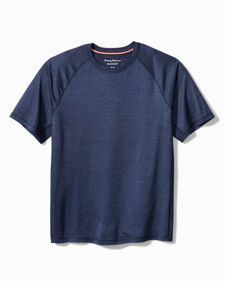 Big & Tall Delray IslandZone® Crewneck T-Shirt - Ocean Deep