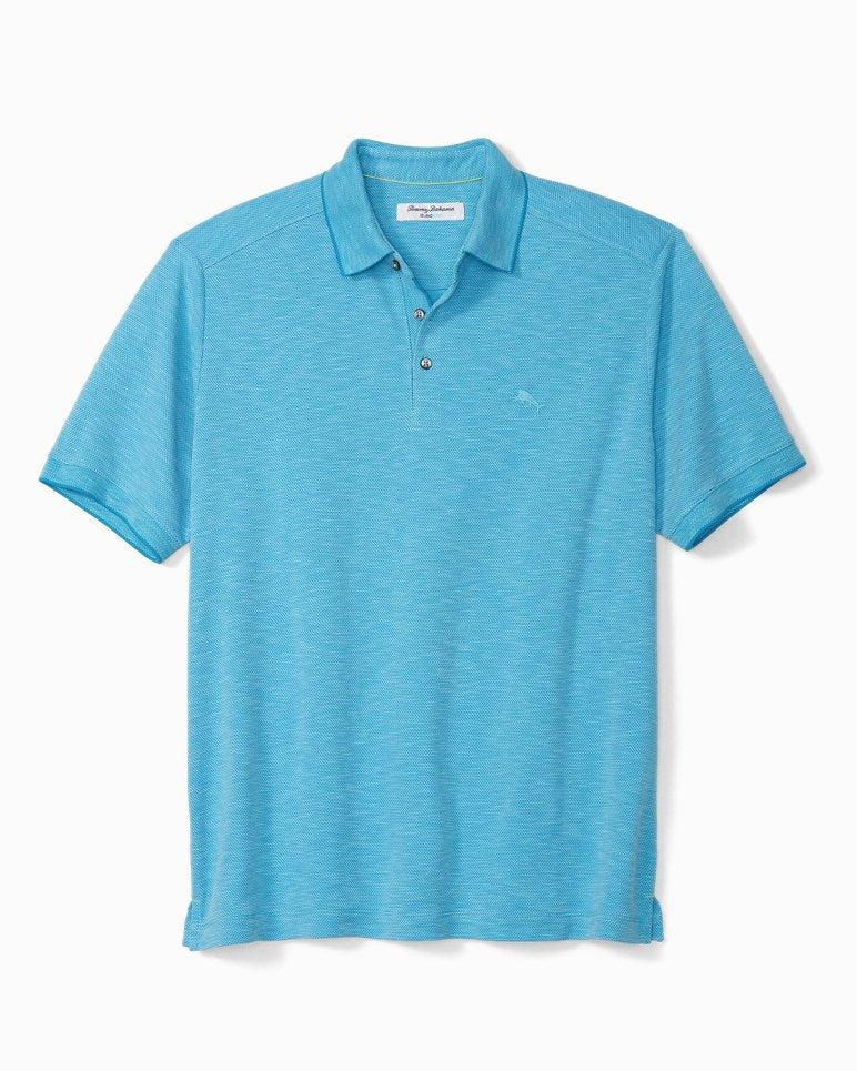 Big & Tall Via Verde IslandZone® Polo - Horizon Blue