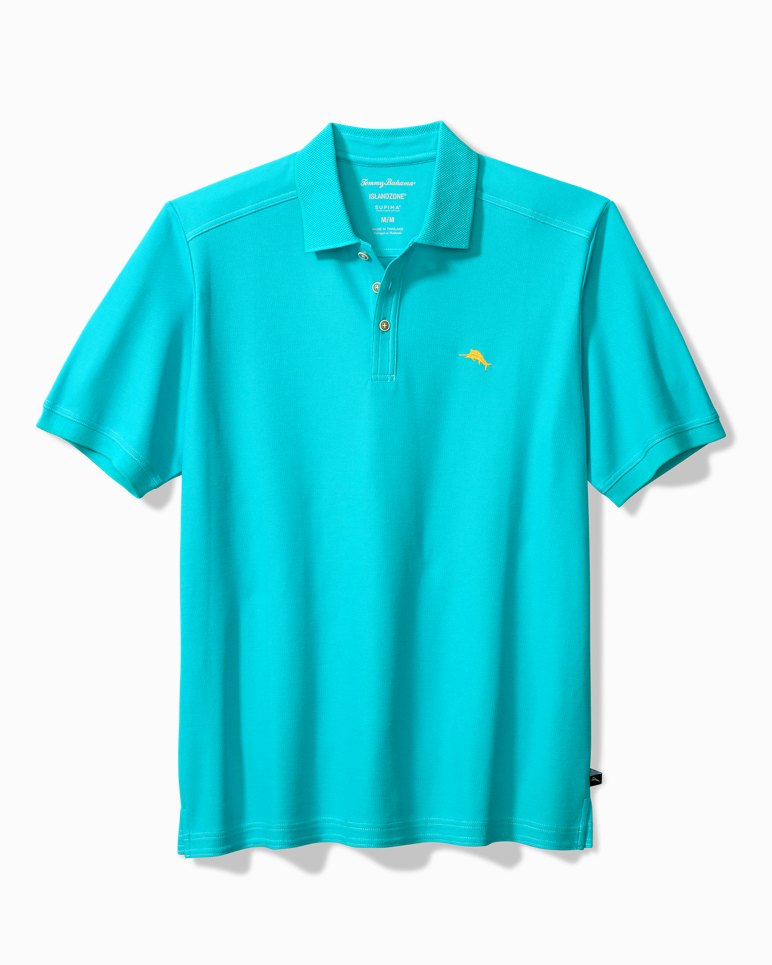 Big & Tall Emfielder IslandZone Polo - Pool Party Blue