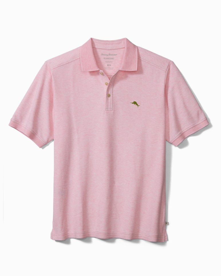 Big & Tall Emfielder IslandZone Polo - Cabana Pink Hthr