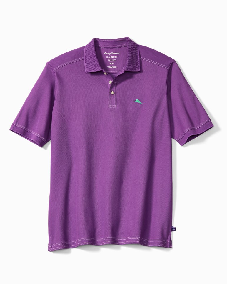 Big & Tall Emfielder IslandZone® Polo - Hot Viola