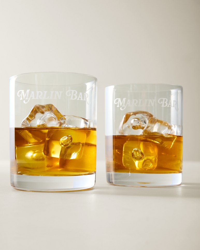 MARLIN BAR OLD FASHIONED SET/2