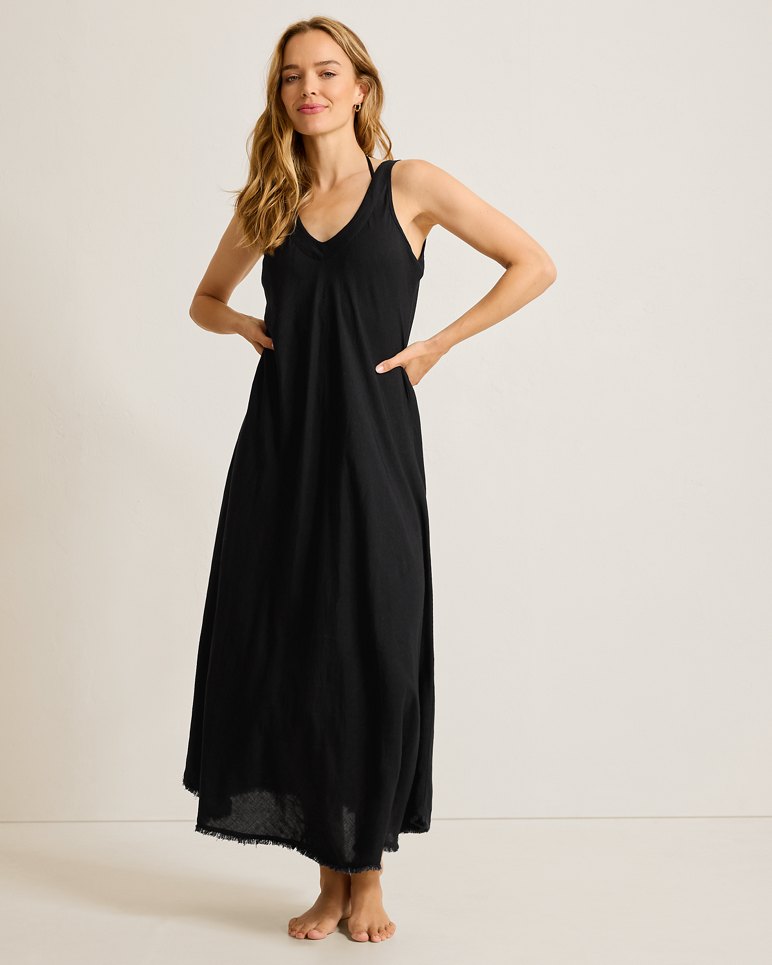 ST. LUCIA BIAS CUT TANK DRESS