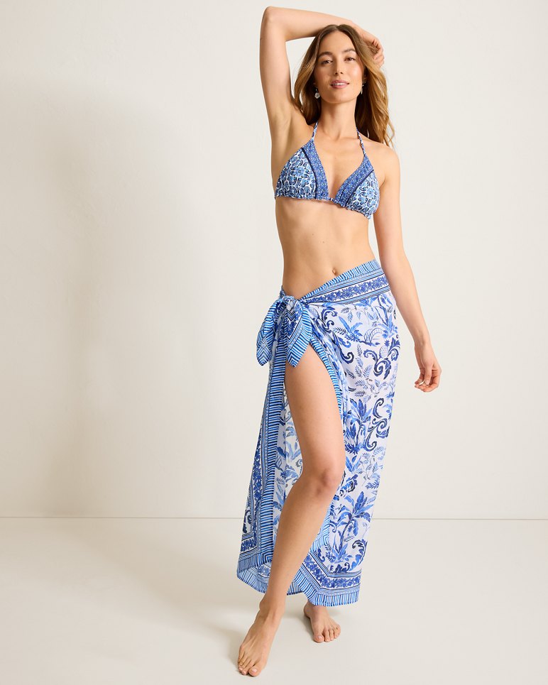 Terrazzo Tile Pareo - Mountain Bluebell