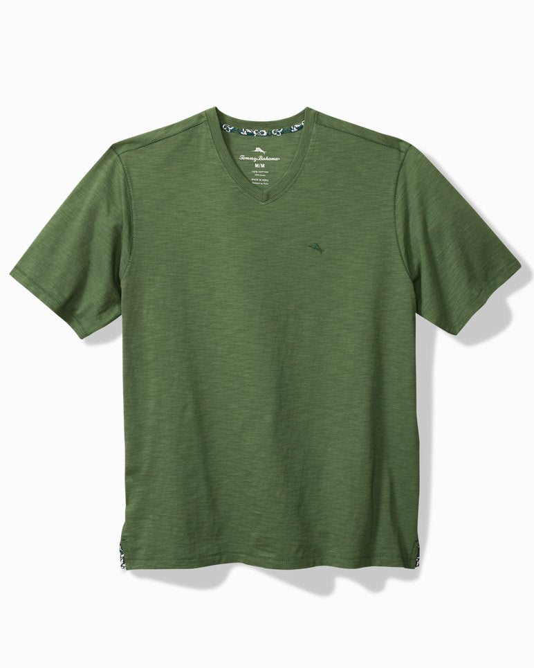 Bali Beach V-Neck T-Shirt - Bonsai