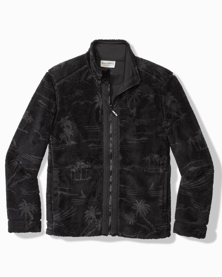 Twilight Shore Reversible Full-Zip Jacket - Black