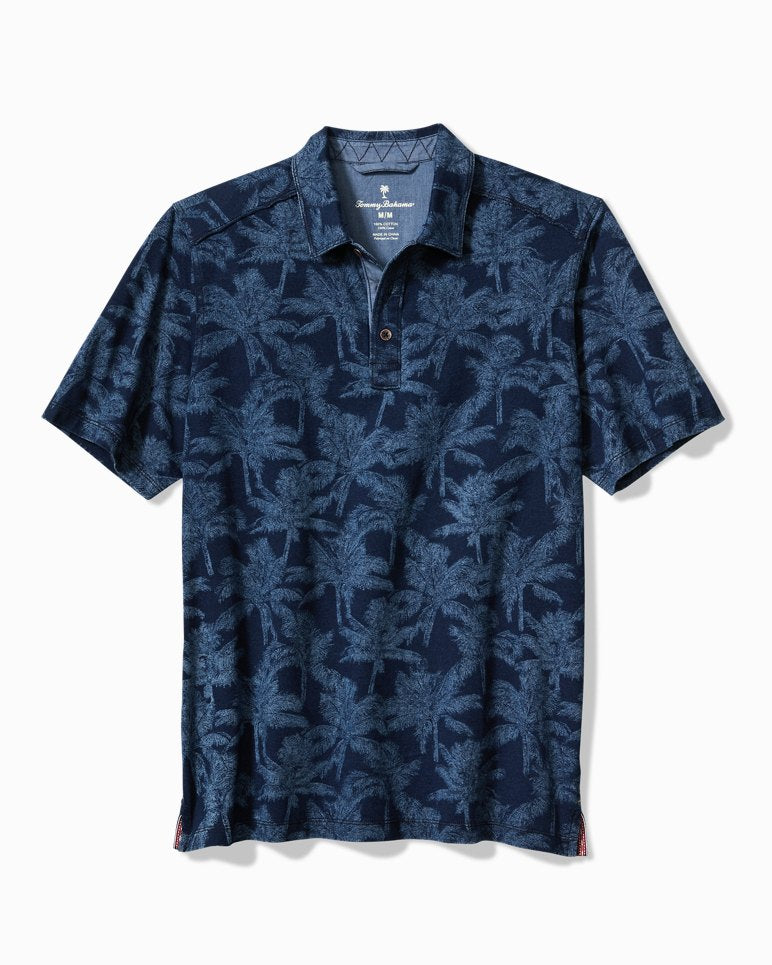 Palm Impressions Polo - Indigo