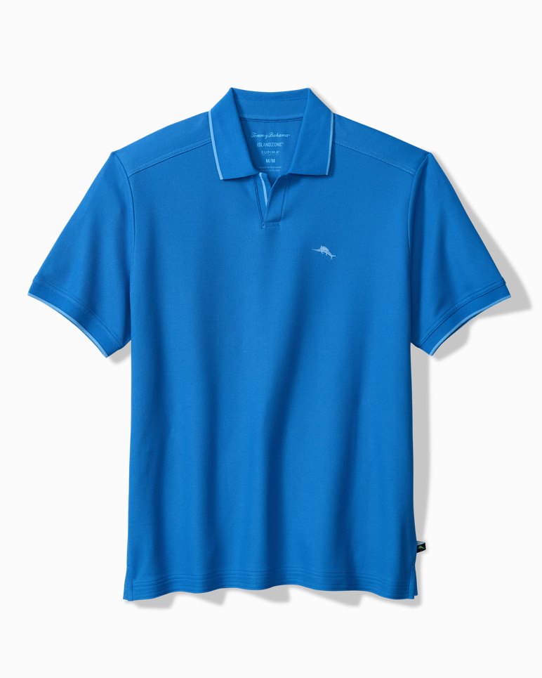 Emfielder Johnny Collar IslandZone Polo - Palace Blue