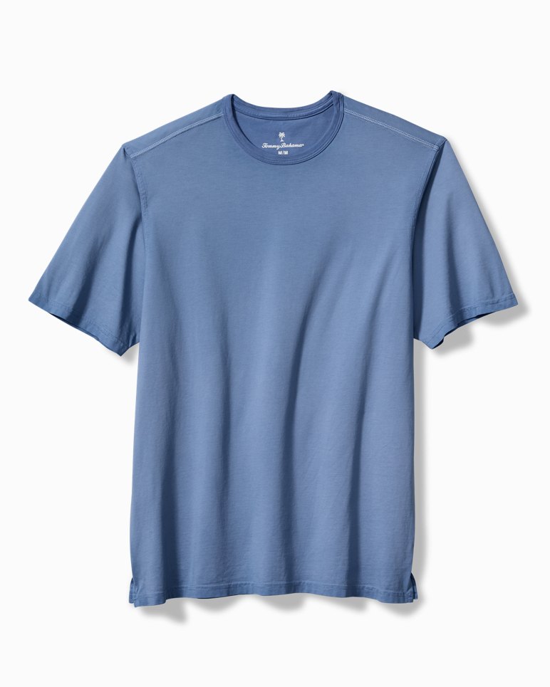 Paradise Pima T-Shirt - Stripe Blue