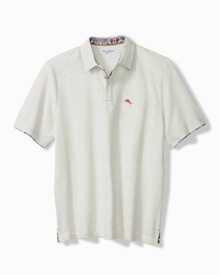 Santa Rosa Gardens Five O'Clock IslandZone Polo - Continental Heather