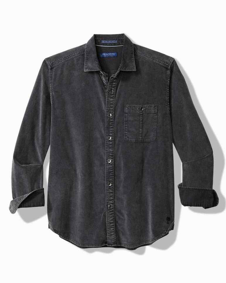 Coastline Cord Stretch Sun Fade Shirt - Night Cap