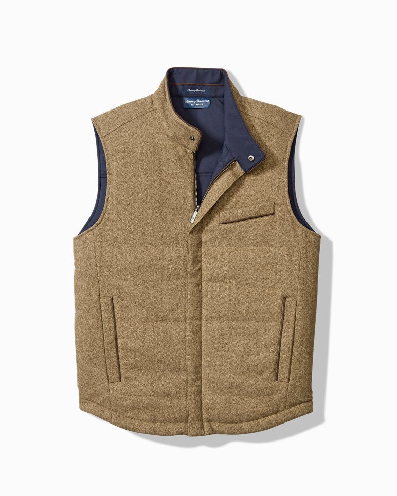 Pacific Grove Reversible Vest - British Bourbon