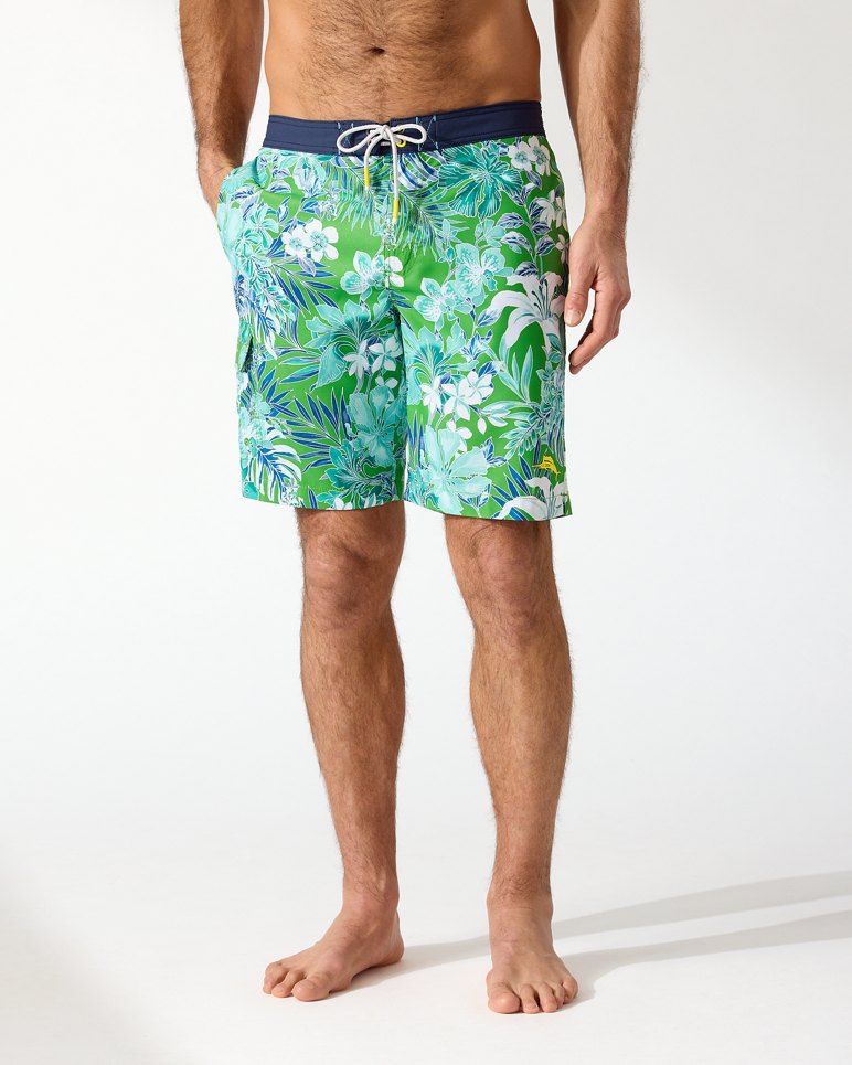 Baja Fiesta Flora 9-Inch Boardshorts