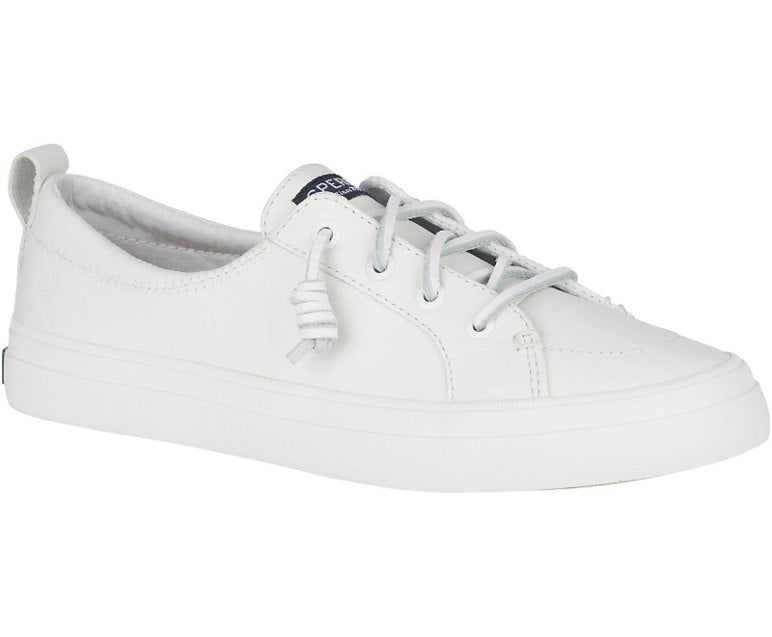 Women's Sperry Crest Vibe Leather Sneaker White
