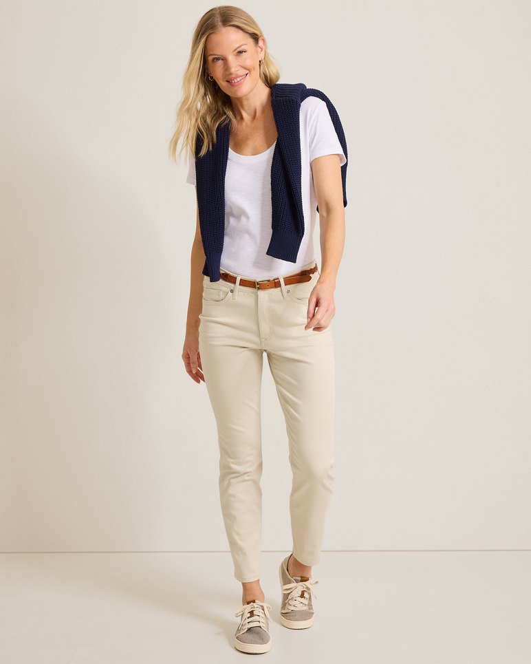 Boracay Beach High Rise Ankle Jeans