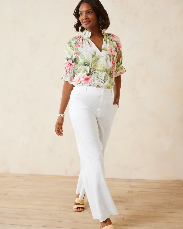 Paloma Coast Stretch Linen Trouser