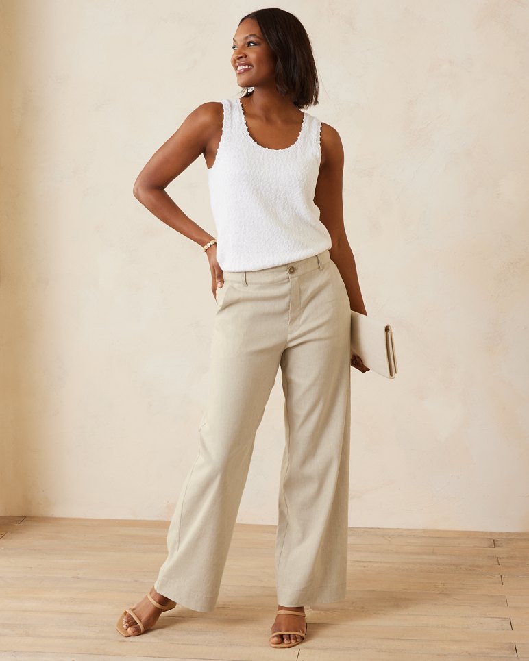 Paloma Coast Stretch Linen Trouser