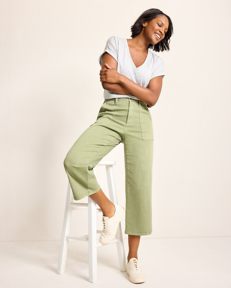 Boracay® Cropped Field Pants - Dusty Thyme
