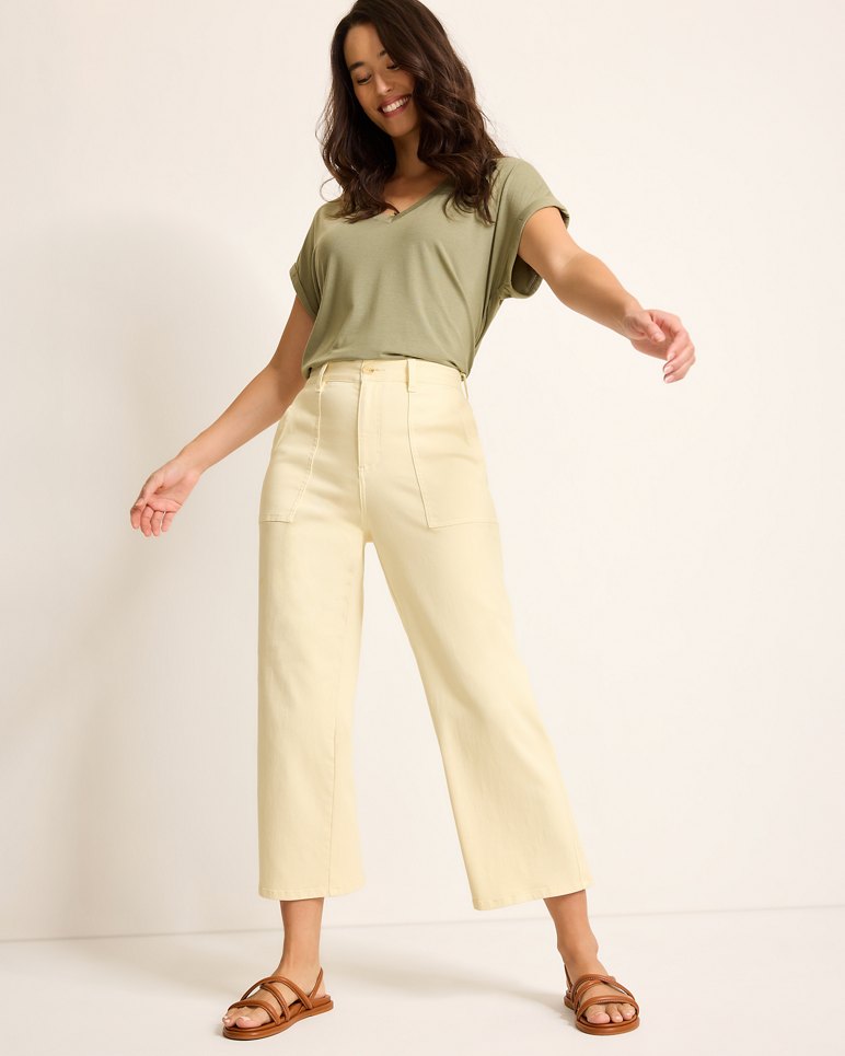 Boracay® Cropped Field Pants - Bleached Sand