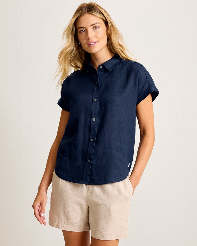 COASTALINA DOLMAN CAMP SHIRT
