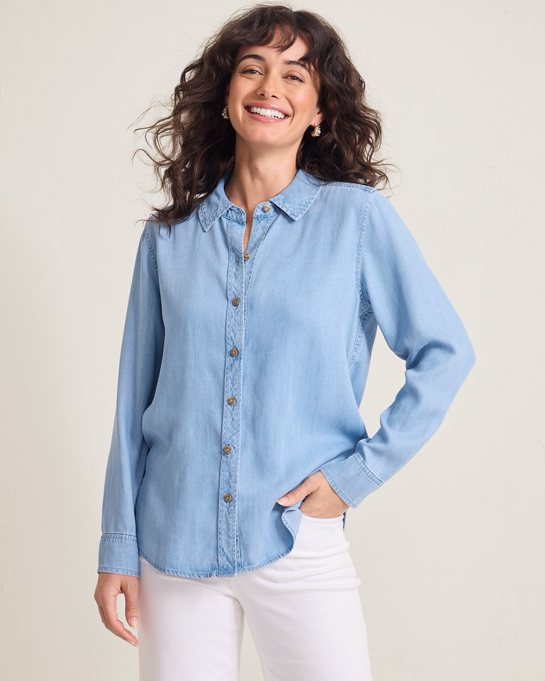 CHAMBRAY O'LEI L/S RELAX SHIRT