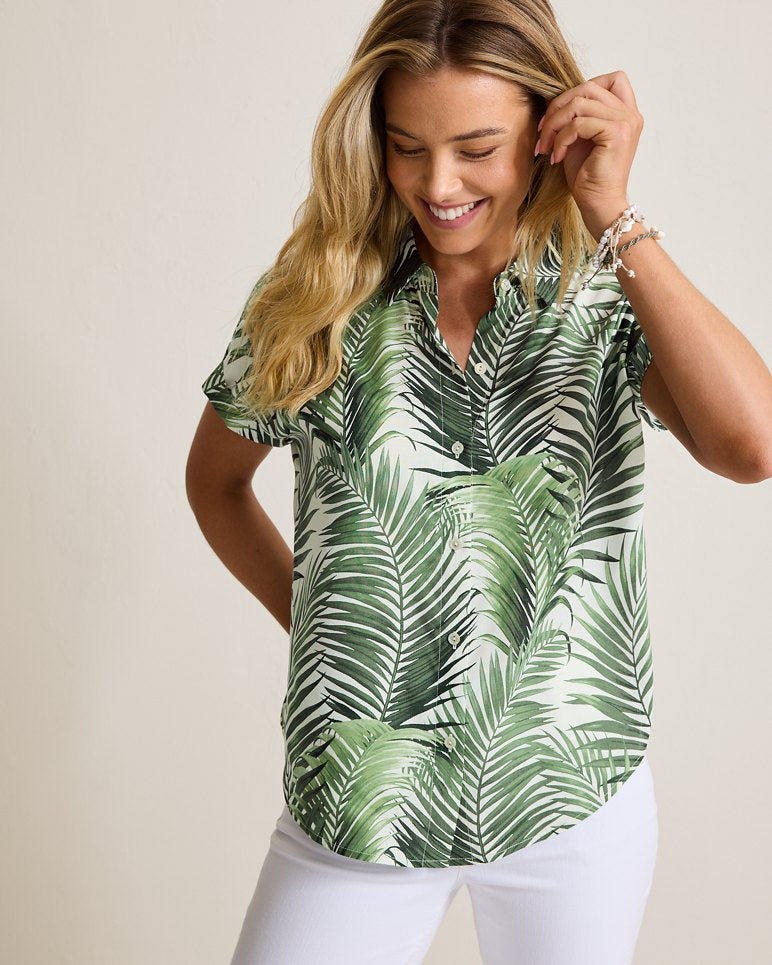 LEAF OF LUXURY S/S CAMP SHIRT