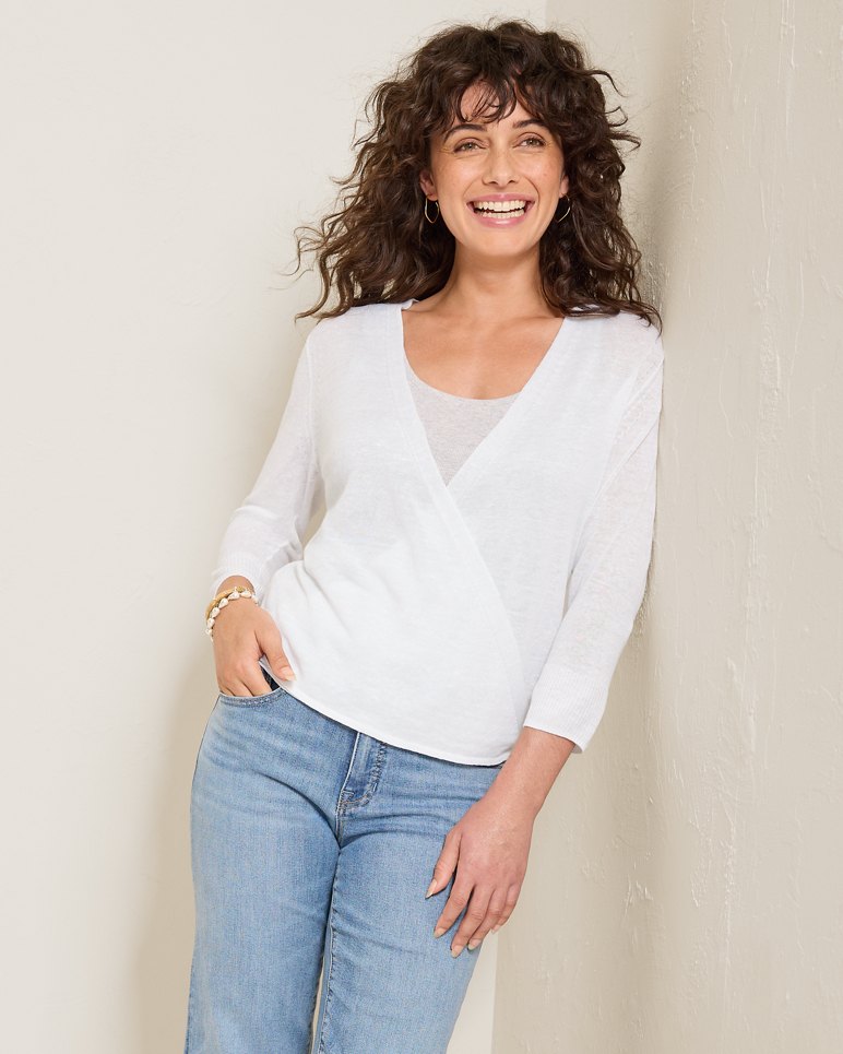 Addison Linen Blend Cardigan