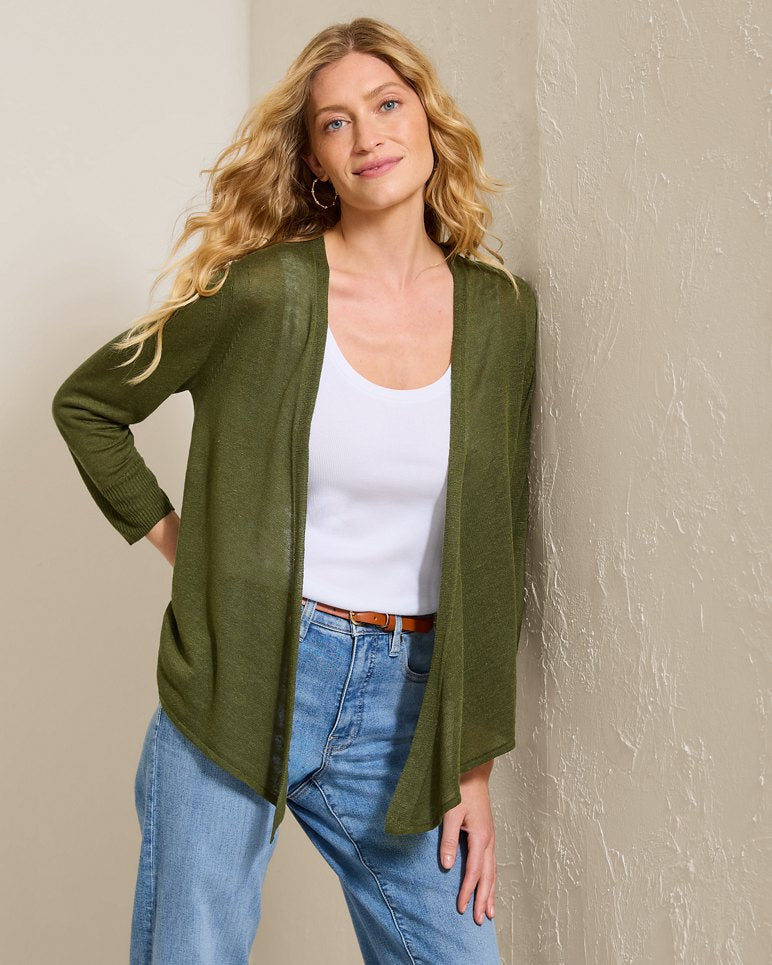 Addison Linen Blend Cardigan