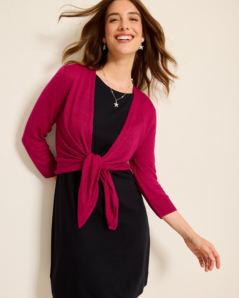 Addison Linen Blend Cardigan