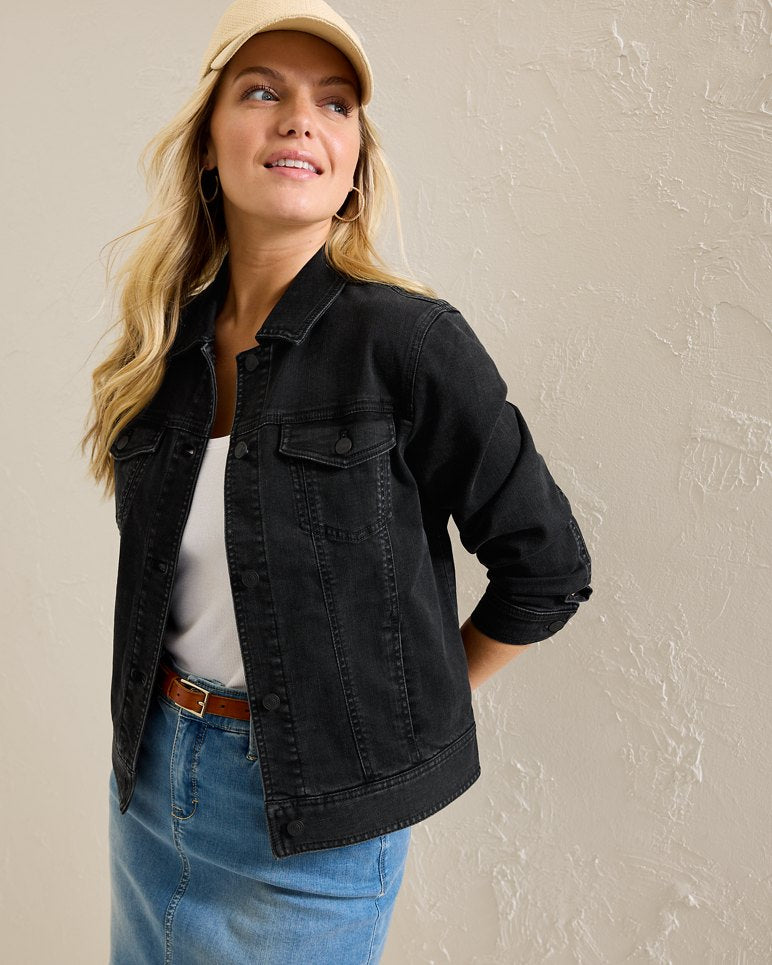 BLACK CLASSIC JEAN JACKET