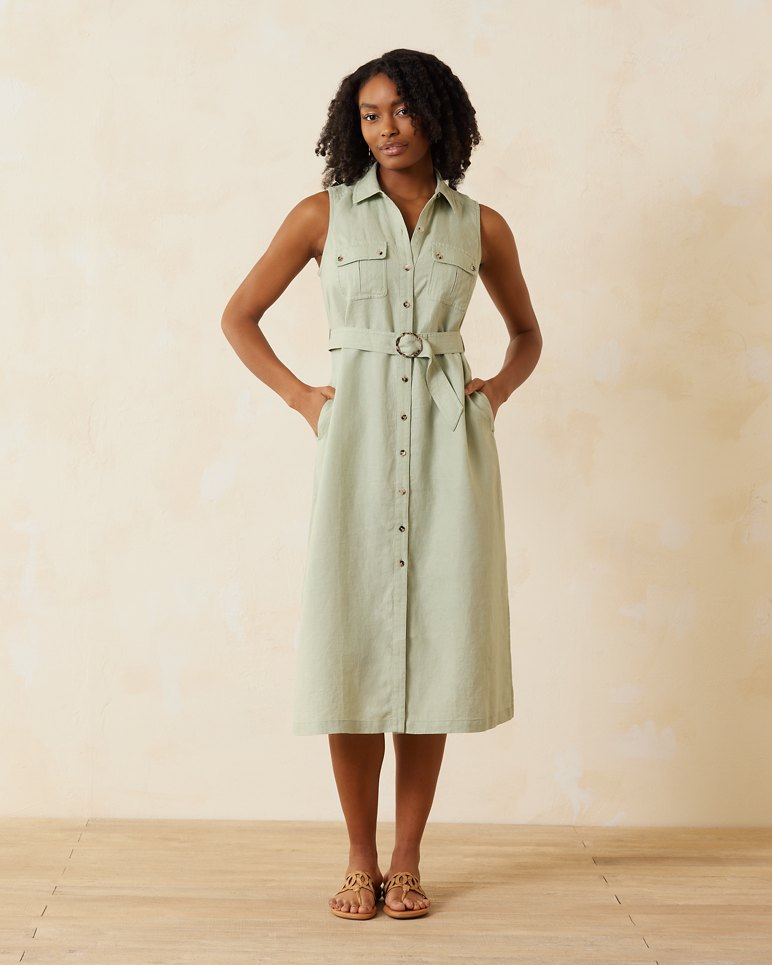 TWO PALMS SL SAFARI DRESS