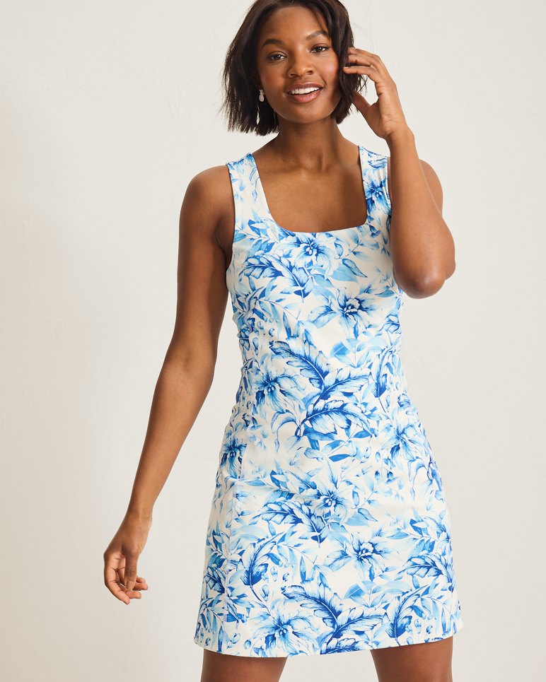 ABBY INTRLCK FLORA FRESCO DRES