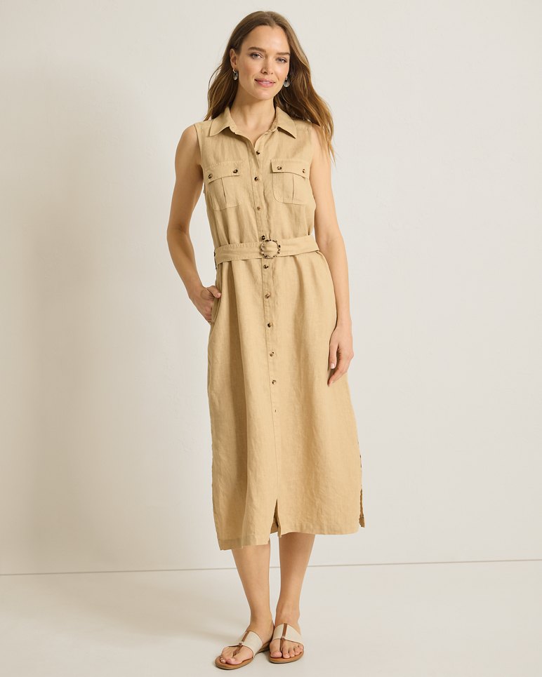 TWO PALMS SL SAFARI DRESS