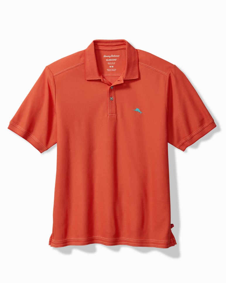 The Emfielder IslandZone® Polo - Mango Tango