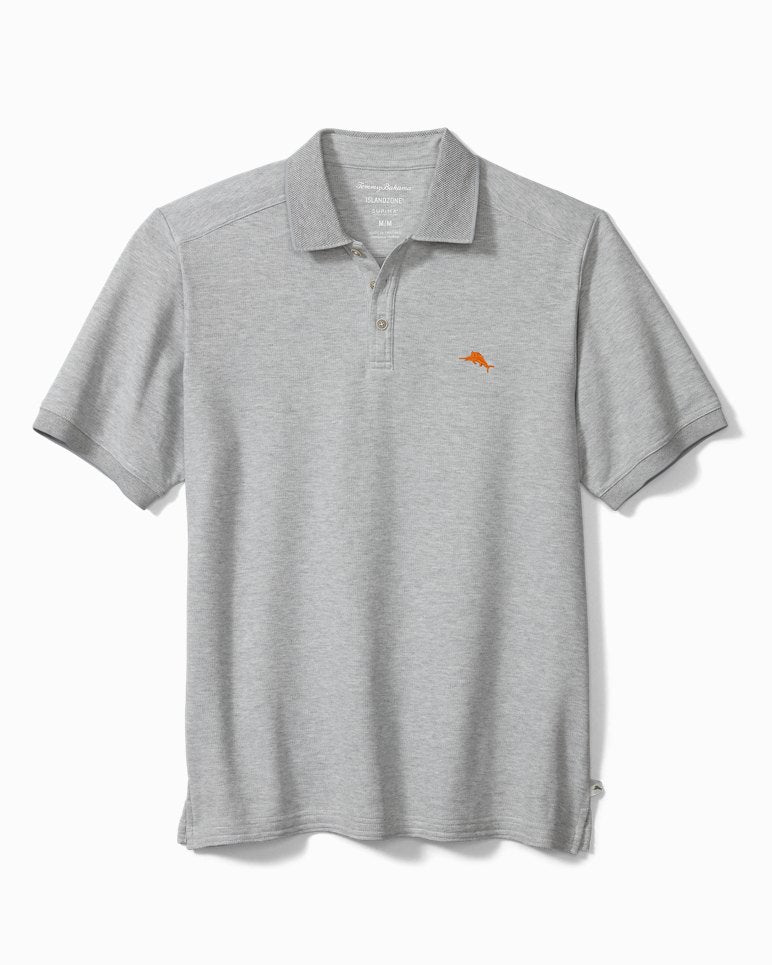 The Emfielder IslandZone&reg; Polo - Storm Gray Heather