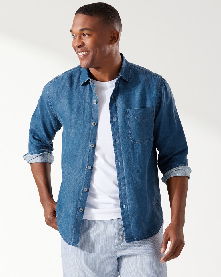 Sea Glass Breezer Linen Shirt