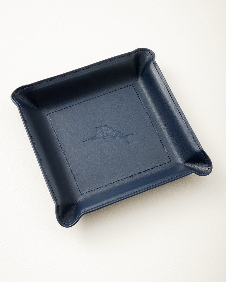 BONDED LEATHER CATCH ALL TRAY